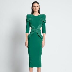 Zhivago Emerald Long Sleeve Dress